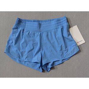 NWT lululemon Hotty Hot High-Rise Lined Short 2.5" Aero Blue Size 8